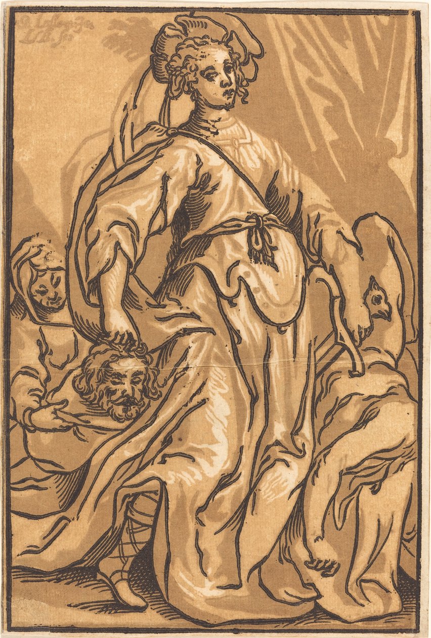 Judyta i Holofernes autorstwa Ludwig Büsinck after Georges Lallemand