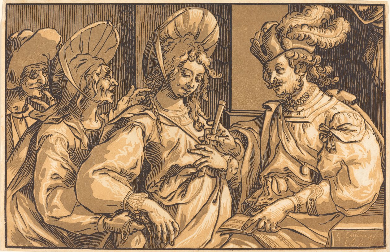Zaopatrzenie autorstwa Ludwig Büsinck after Georges Lallemand