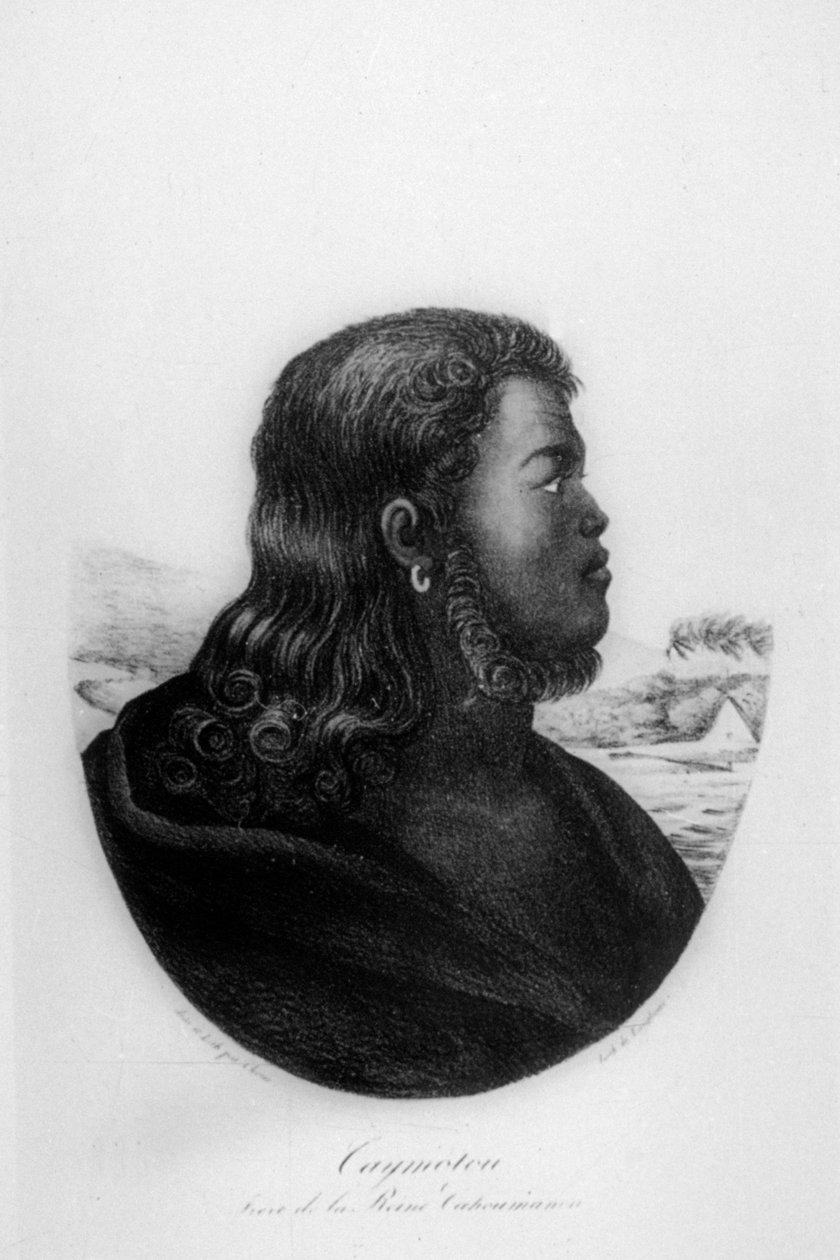Wódz Kalanimoku, 1816 autorstwa Ludwig Choris