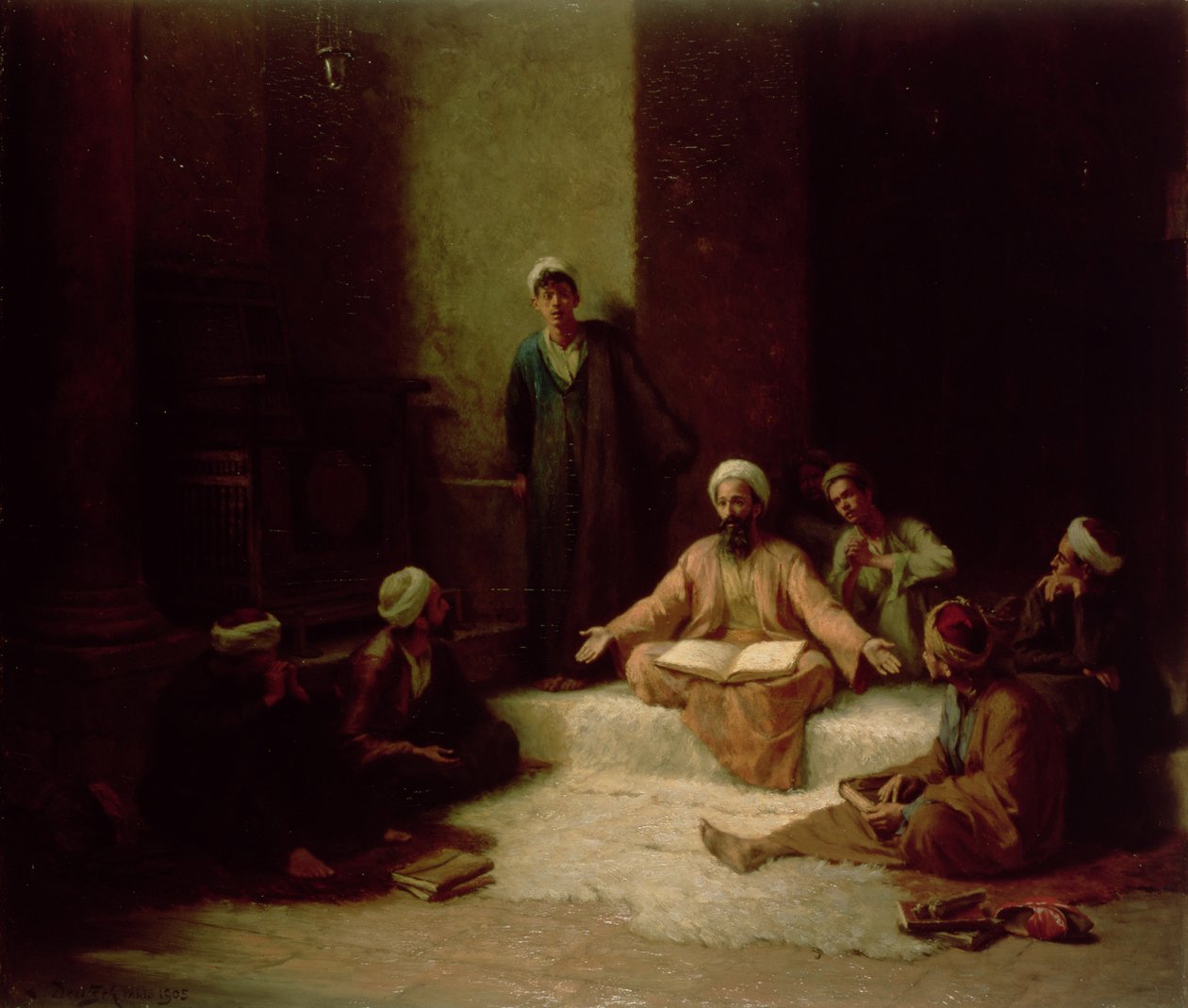 Szkoła Koranu autorstwa Ludwig Deutsch