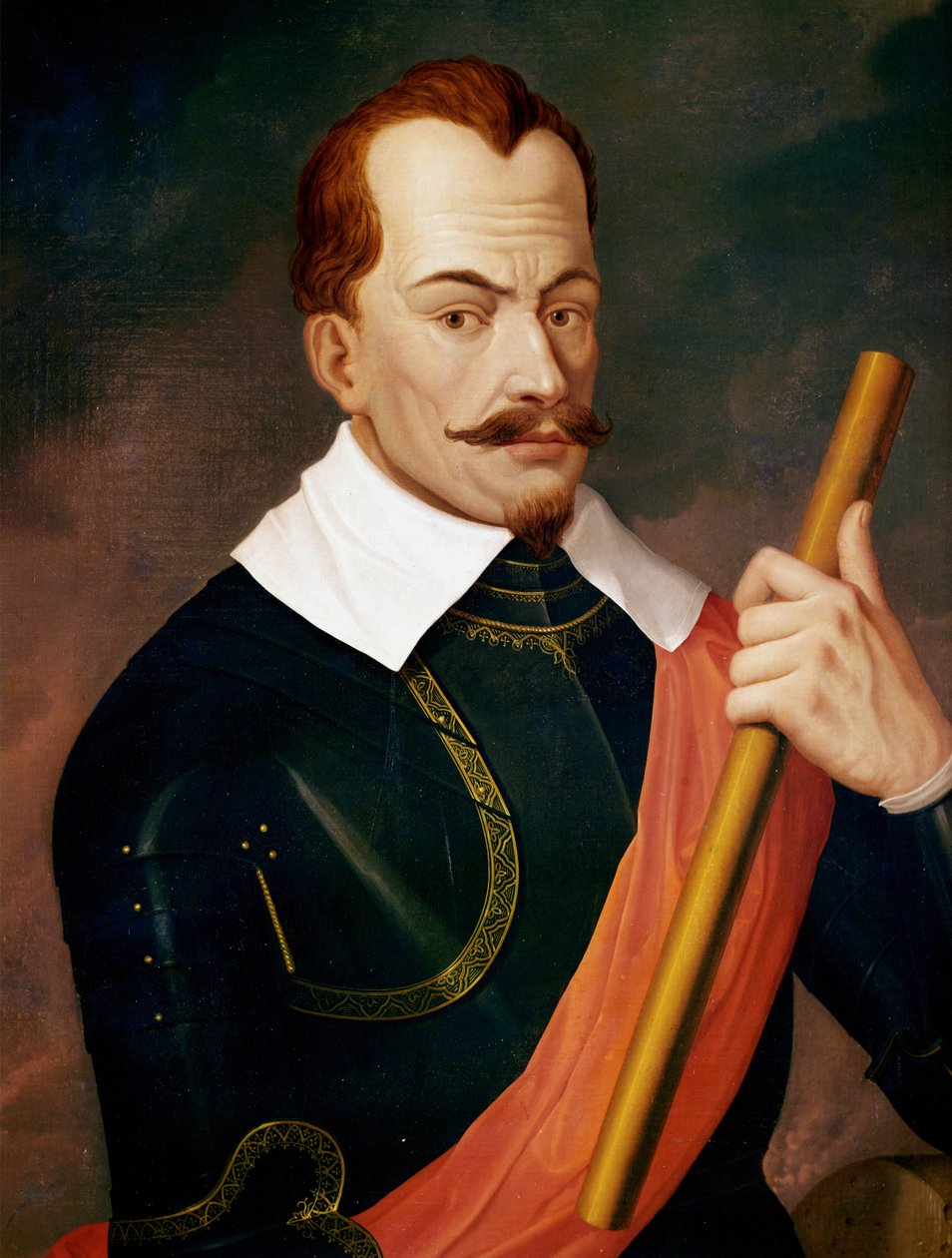 Albrecht Wallenstein, książę Friedlandu, cesarski marszałek polny podczas wojny trzydziestoletniej, zamordowany przez własnych oficerów 1634 w Egerze ... (obraz na płótnie) autorstwa Ludwig Ferdinand Schnorr von Carolsfeld