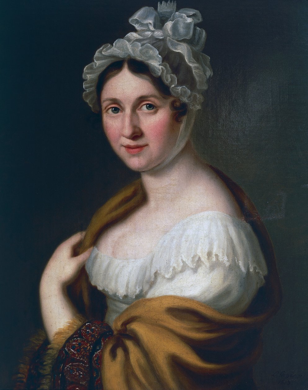 Portret Johanny Rosine Wagner, z domu Patz (1774-1848), matki Richarda Wagnera, Obraz Ludwiga Geyera (1779-1821) autorstwa Ludwig Geyer