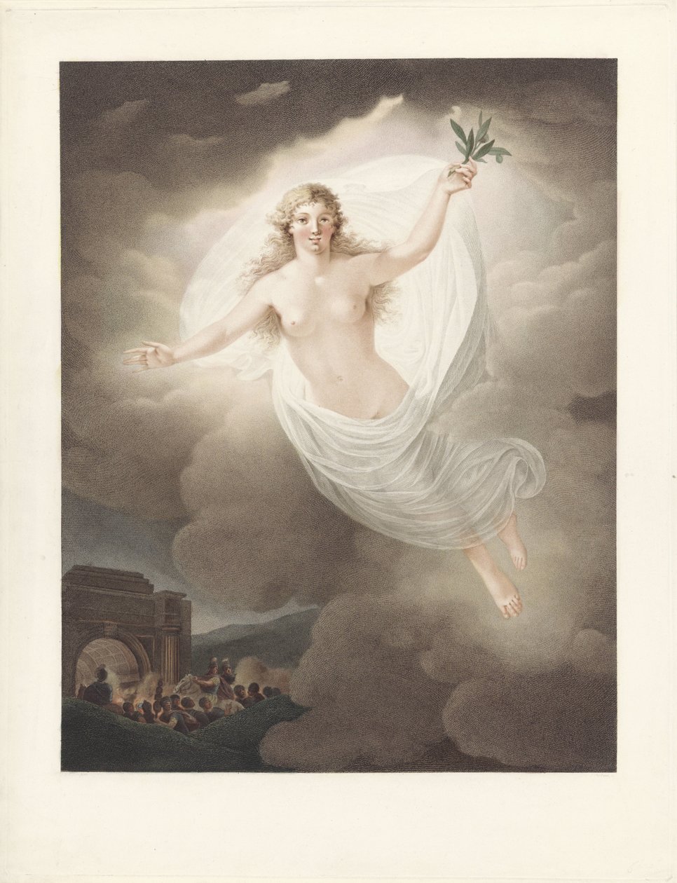 Alegoria pokoju w Amiens, 1802 autorstwa Ludwig Gottlieb Portman