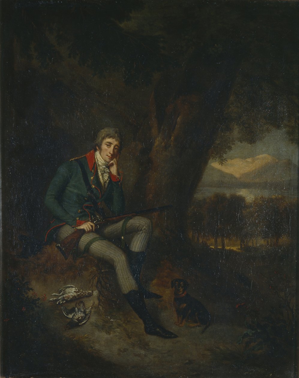 Portret hrabiego Nikity Pietrowicza Panina 1770-1837 w stroju myśliwskim autorstwa Ludwig Guttenbrunn
