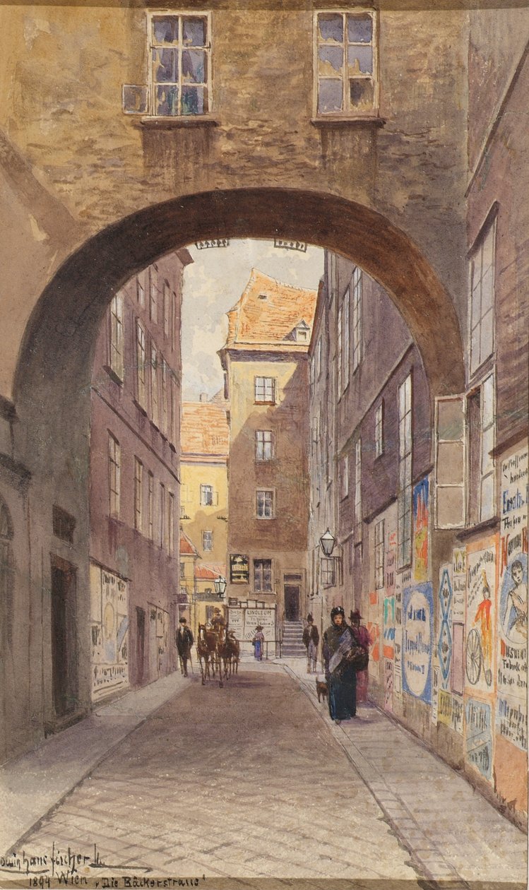 Baker Street w Wiedniu autorstwa Ludwig Hans Fischer