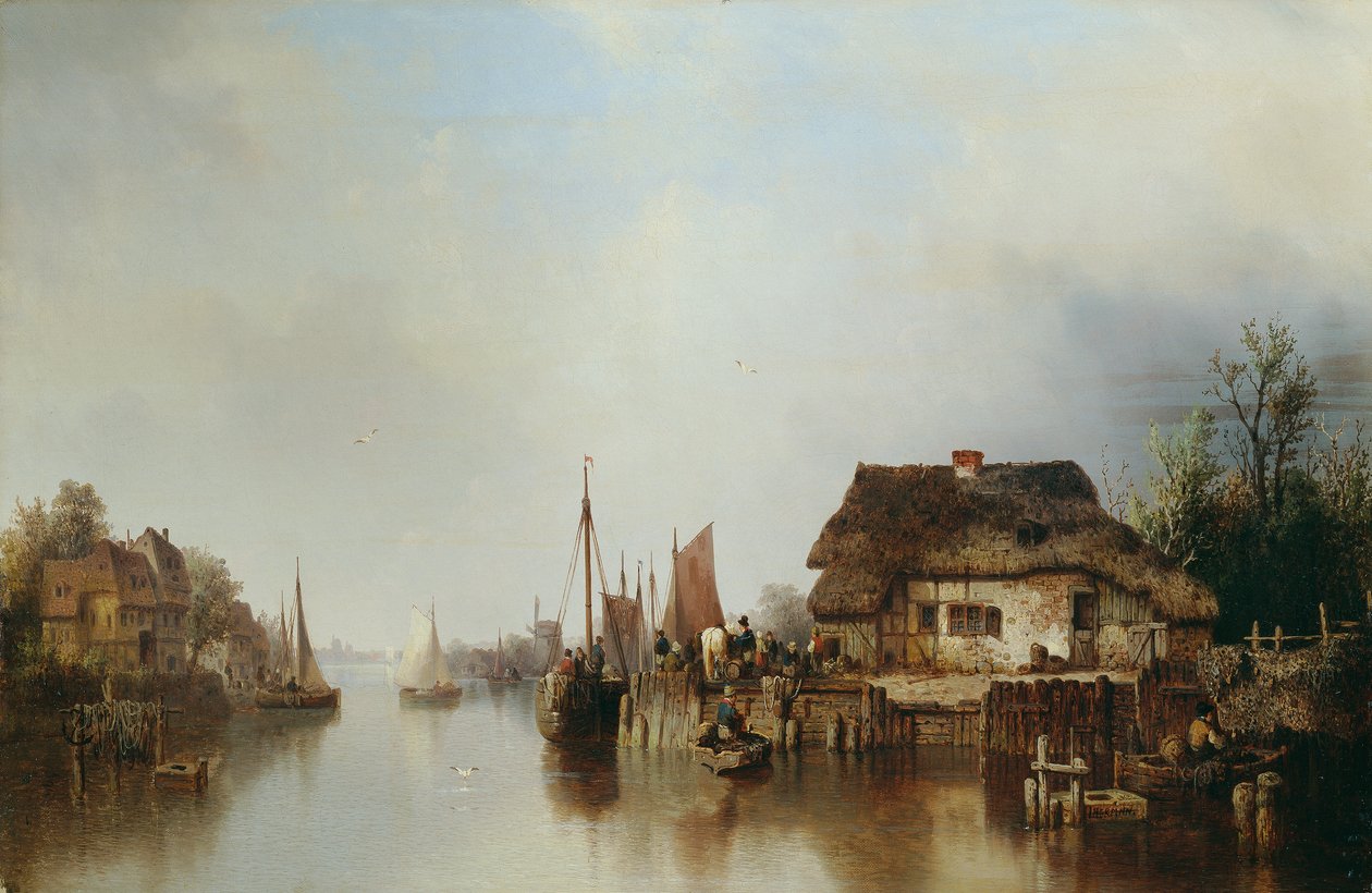 Scheldeufer autorstwa Ludwig Hermann