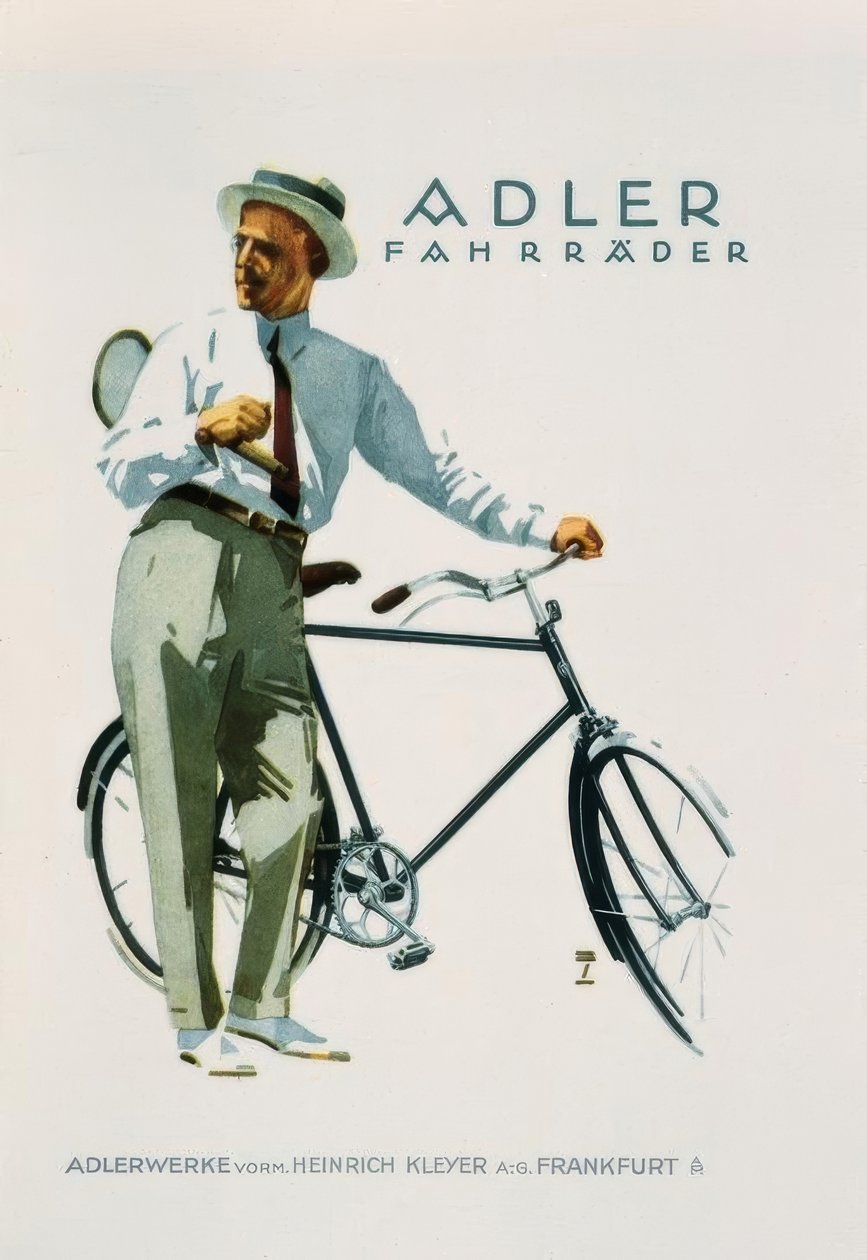 Rowery Adler autorstwa Ludwig Hohlwein