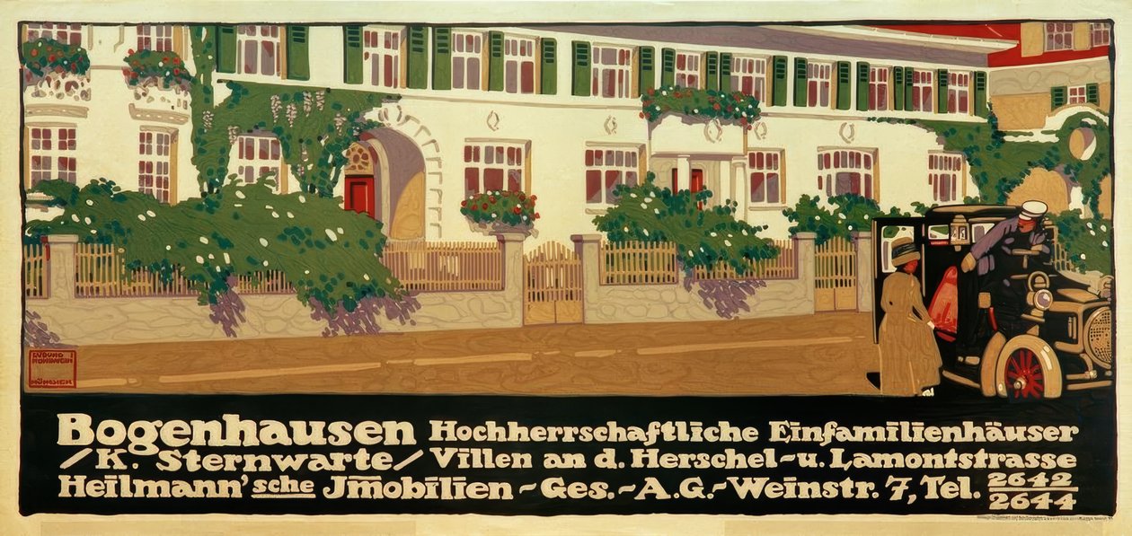 Bogenhausen / Szlachetne domy jednorodzinne / K autorstwa Ludwig Hohlwein