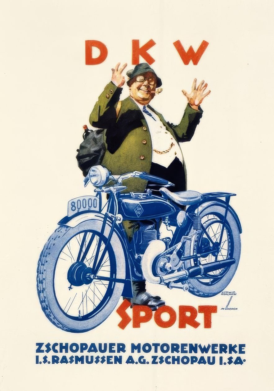 DKW SPORT autorstwa Ludwig Hohlwein