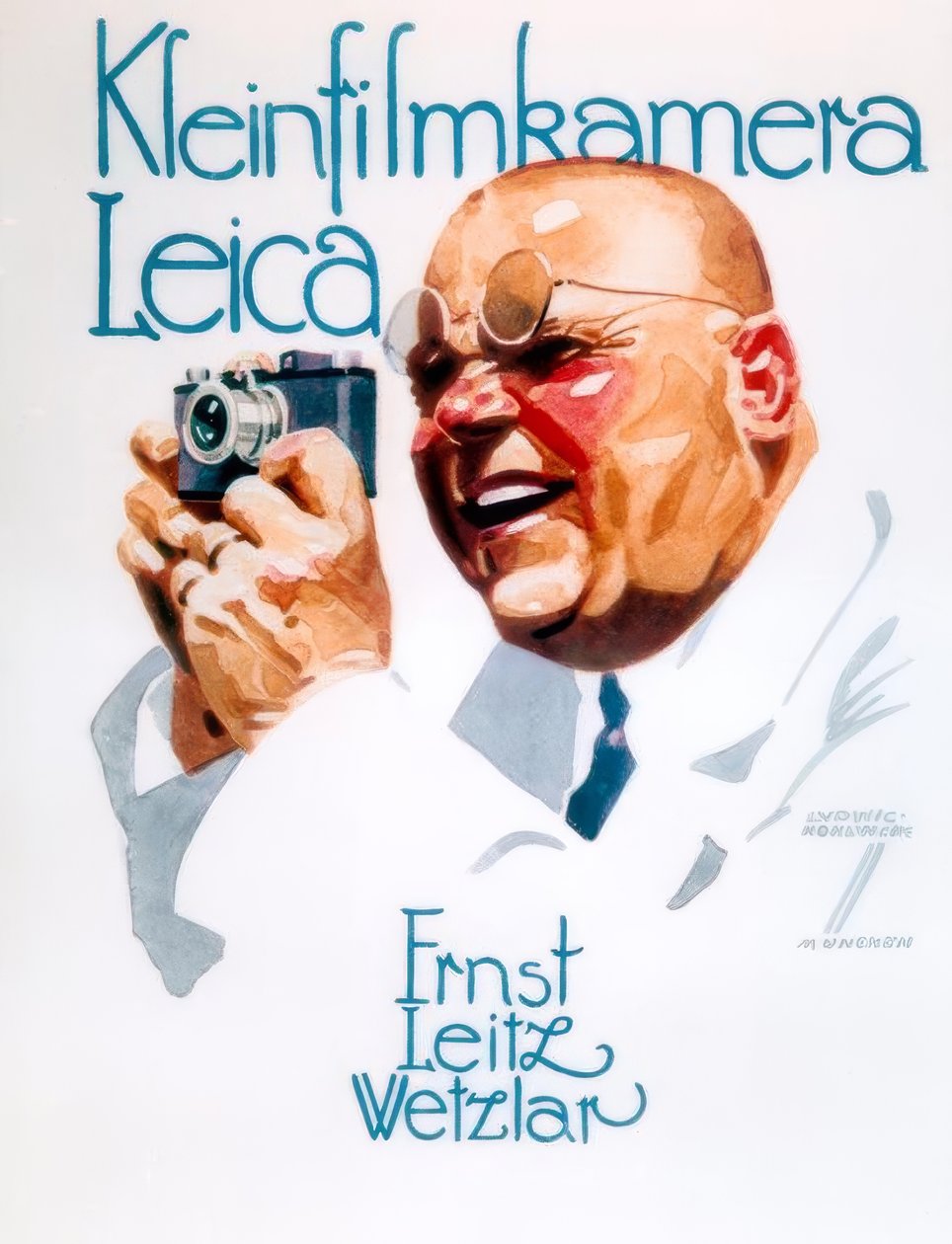 Mała kamera filmowa Leica - Ernst Leitz, Wetzlar autorstwa Ludwig Hohlwein