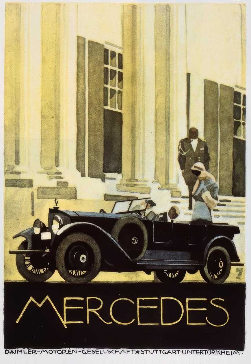 MERCEDES autorstwa Ludwig Hohlwein