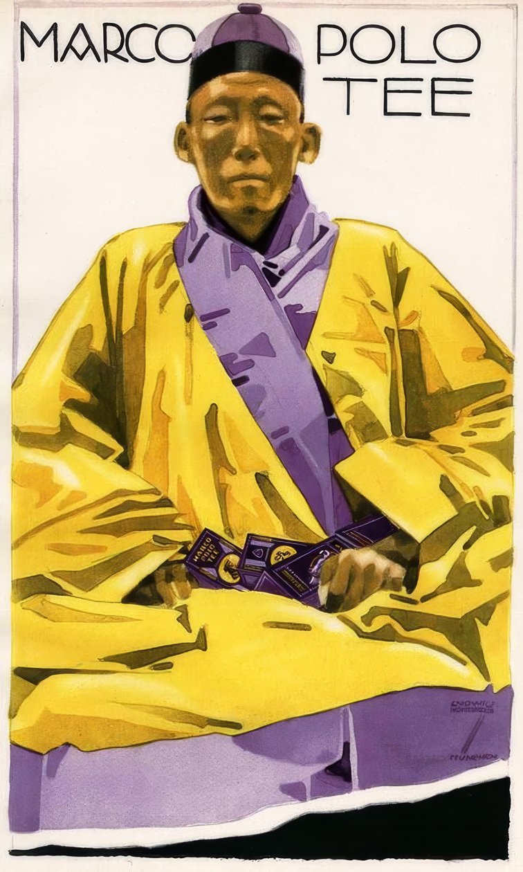 Herbata Marco Polo autorstwa Ludwig Hohlwein