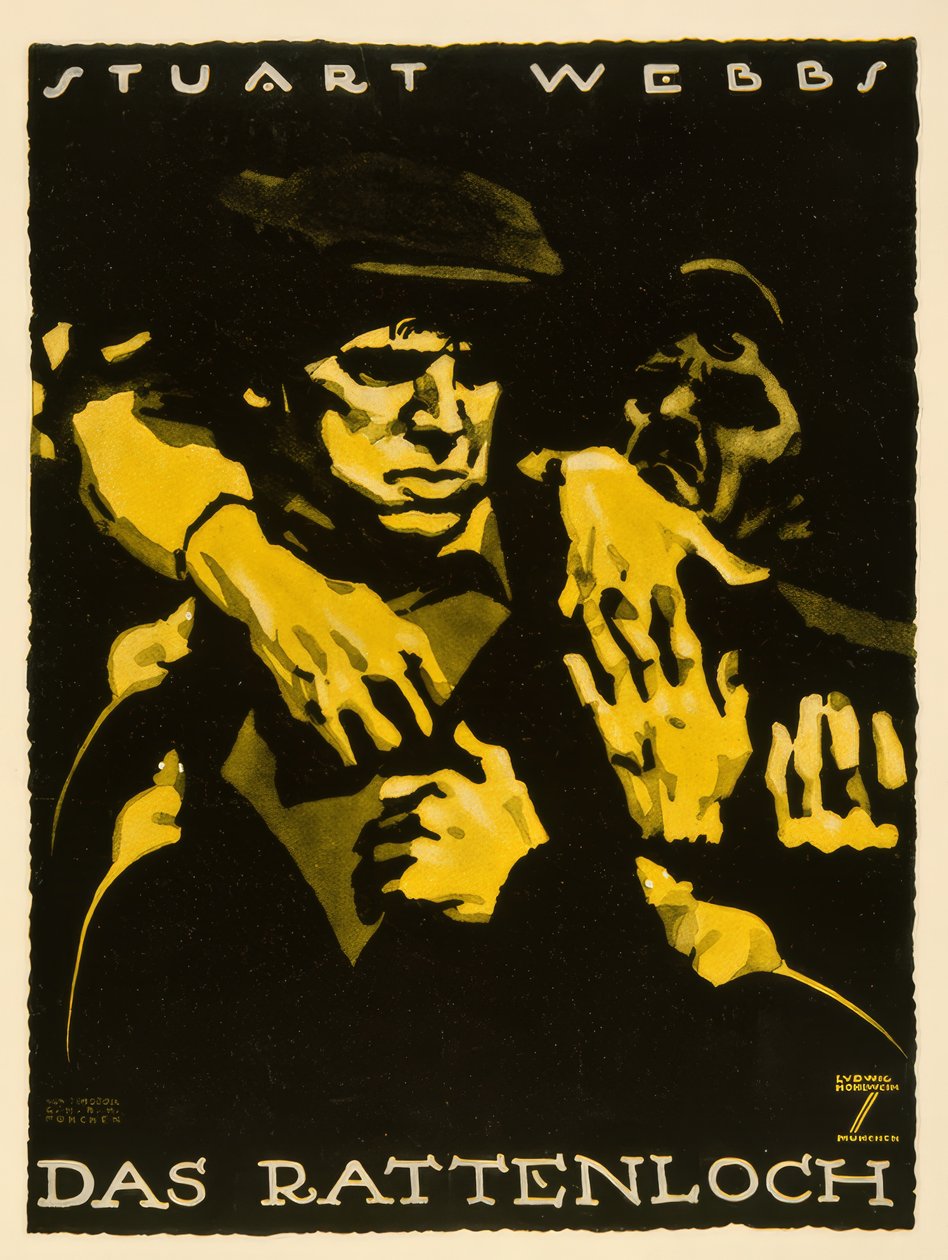 Stuart Webbs Szczur Dziura autorstwa Ludwig Hohlwein