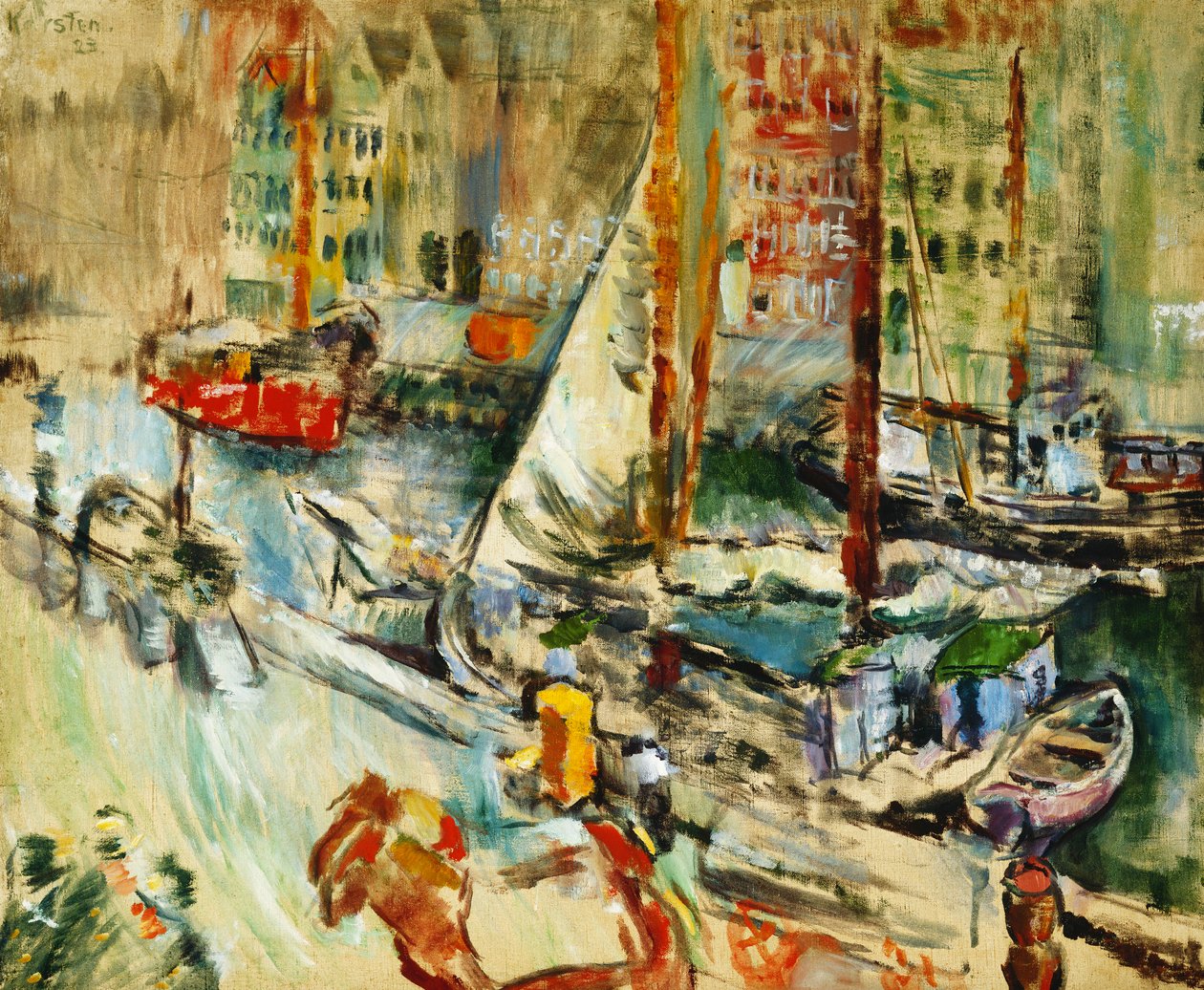 Z Nyhavn, 1923 autorstwa Ludvik Peter Karsten