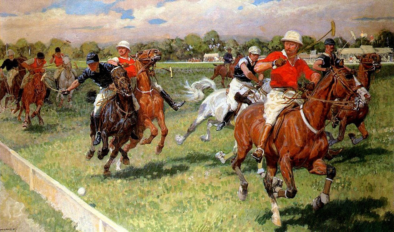 Gra w polo, 1911 autorstwa Ludwig Koch