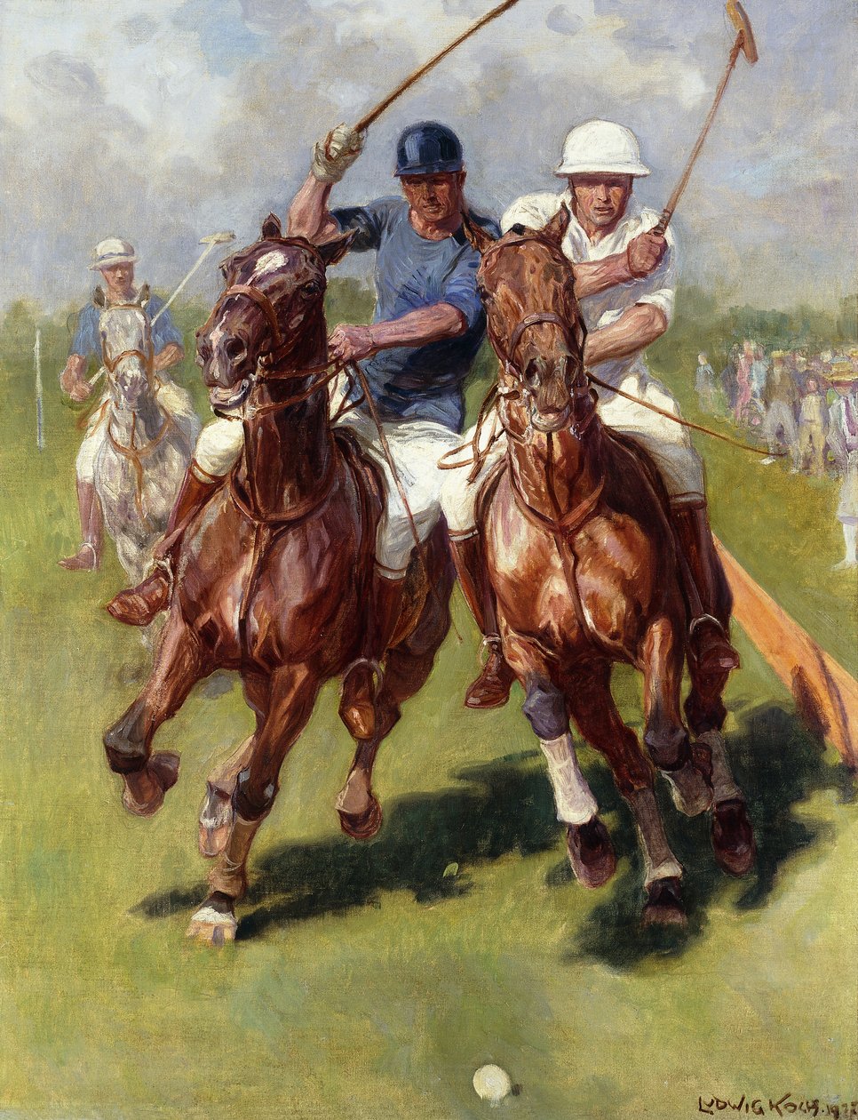Mecz polo autorstwa Ludwig Koch
