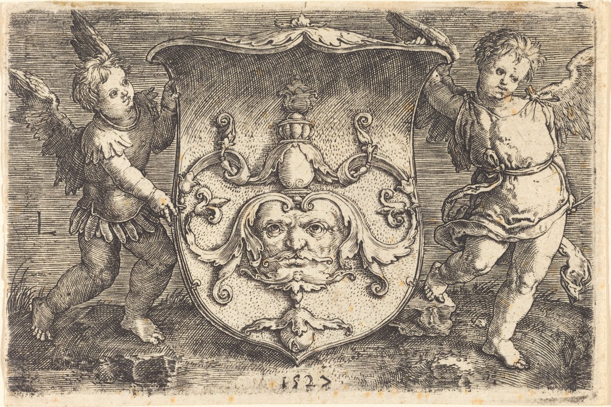 Tarcza z Mascaron autorstwa Ludwig Krug