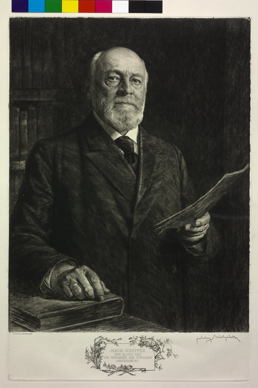 Jakob Schipper autorstwa Ludwig Michalek