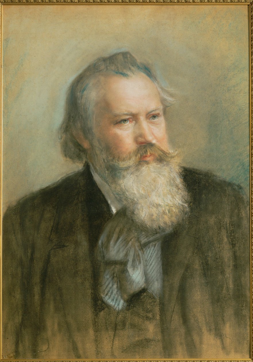 Johannes Brahms, kompozytor ... autorstwa Ludwig Michalek
