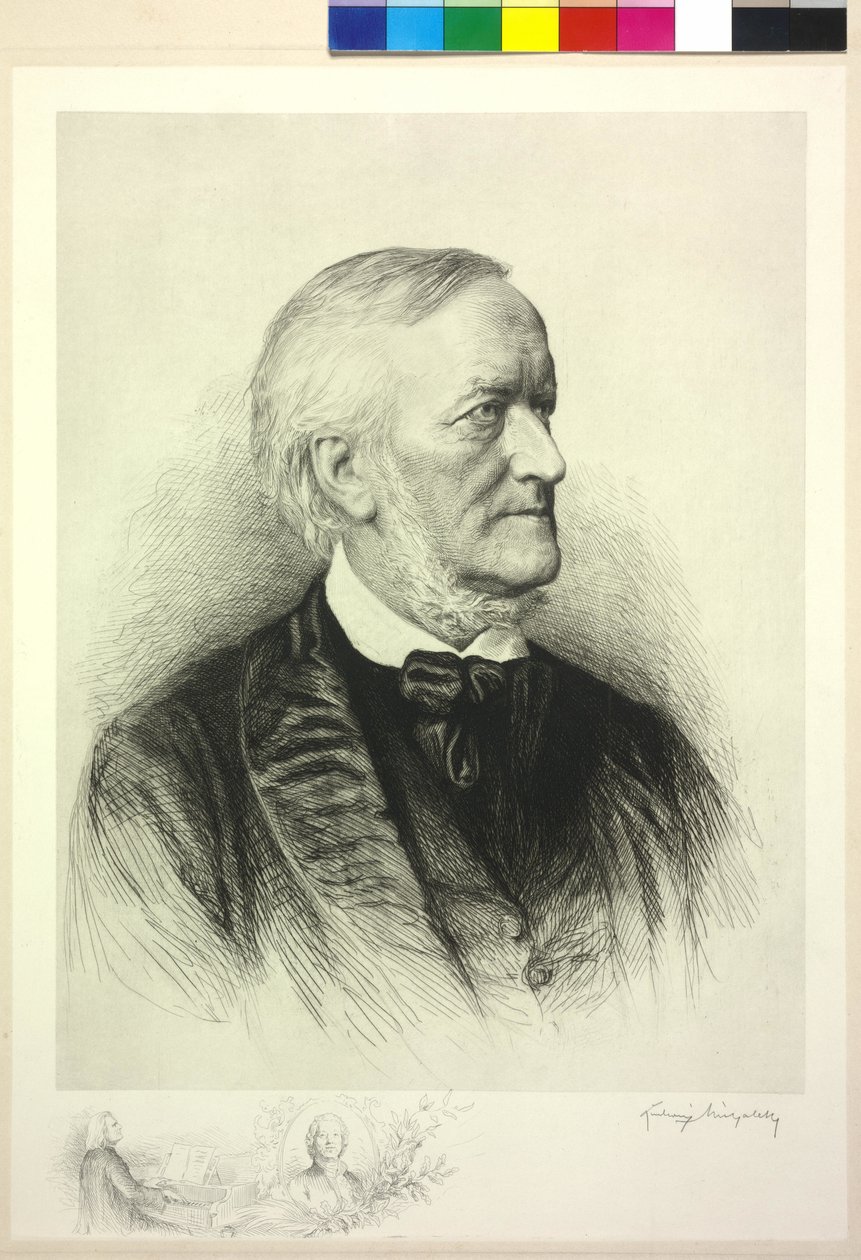 Richard Wagner autorstwa Ludwig Michalek