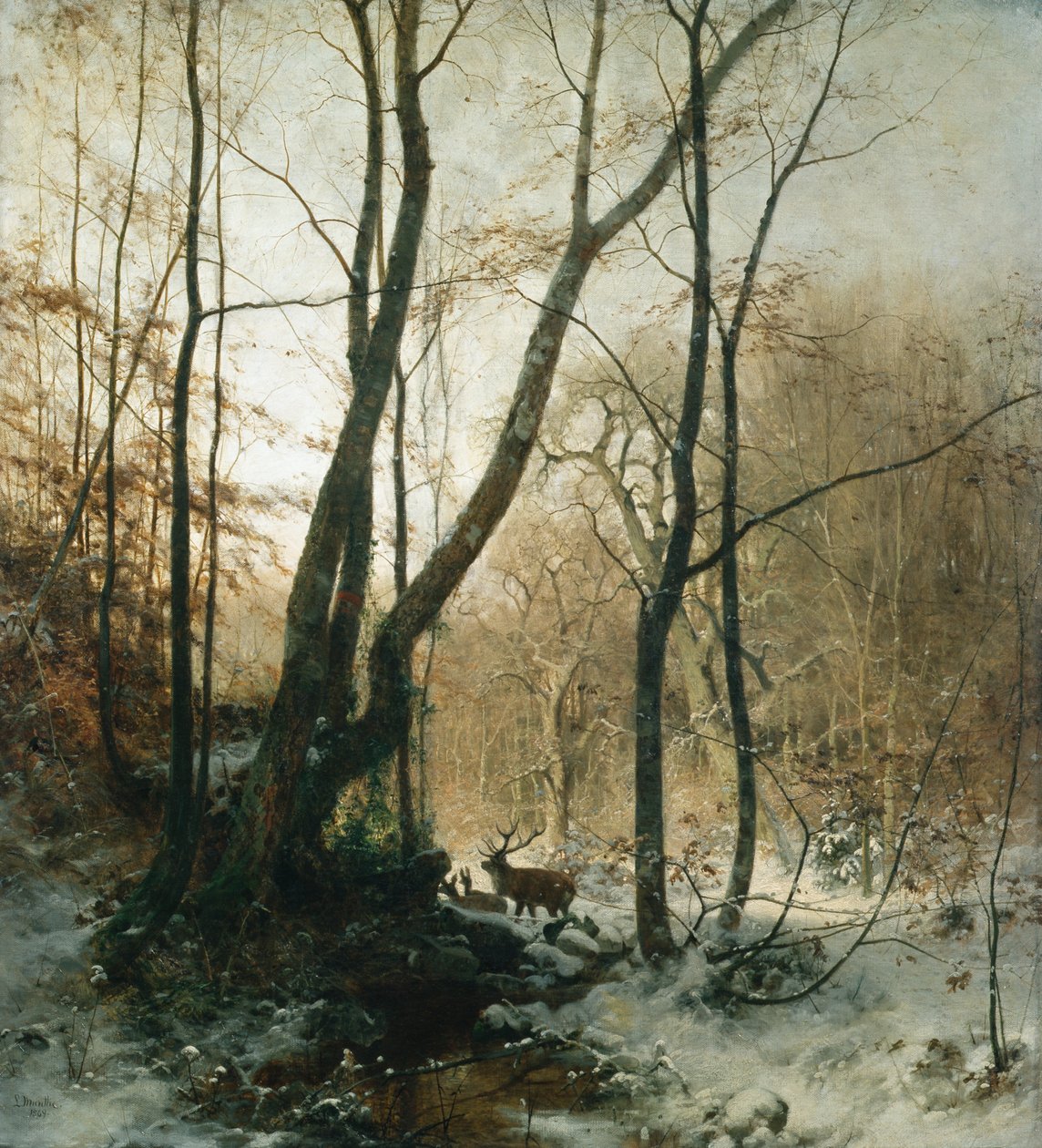 niemiecka zima autorstwa Ludwig Munthe
