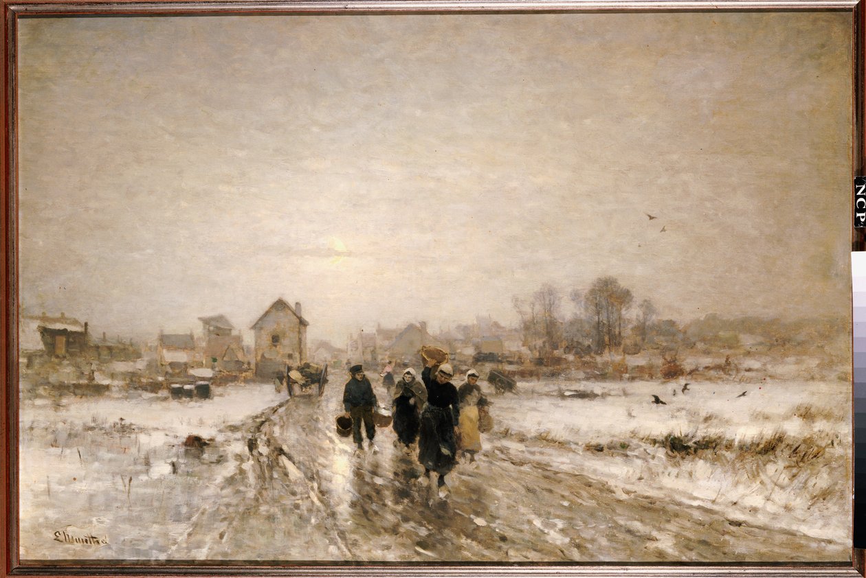 Powrót z rynku autorstwa Ludwig Munthe