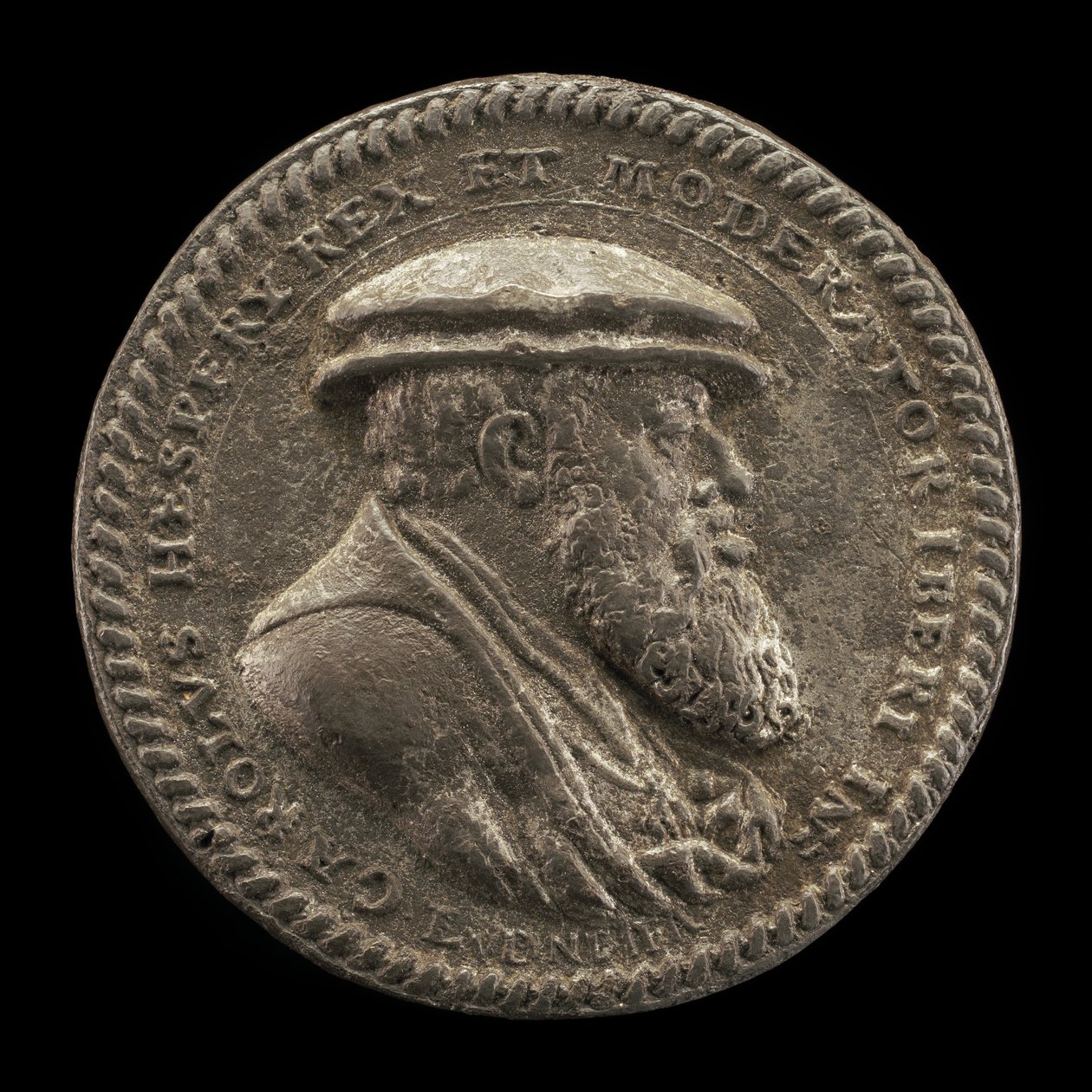 Karol V, 1500-1558, król Hiszpanii 1516-1556, cesarz rzymski 1519 [awers], 1542. autorstwa Ludwig Neufahrer