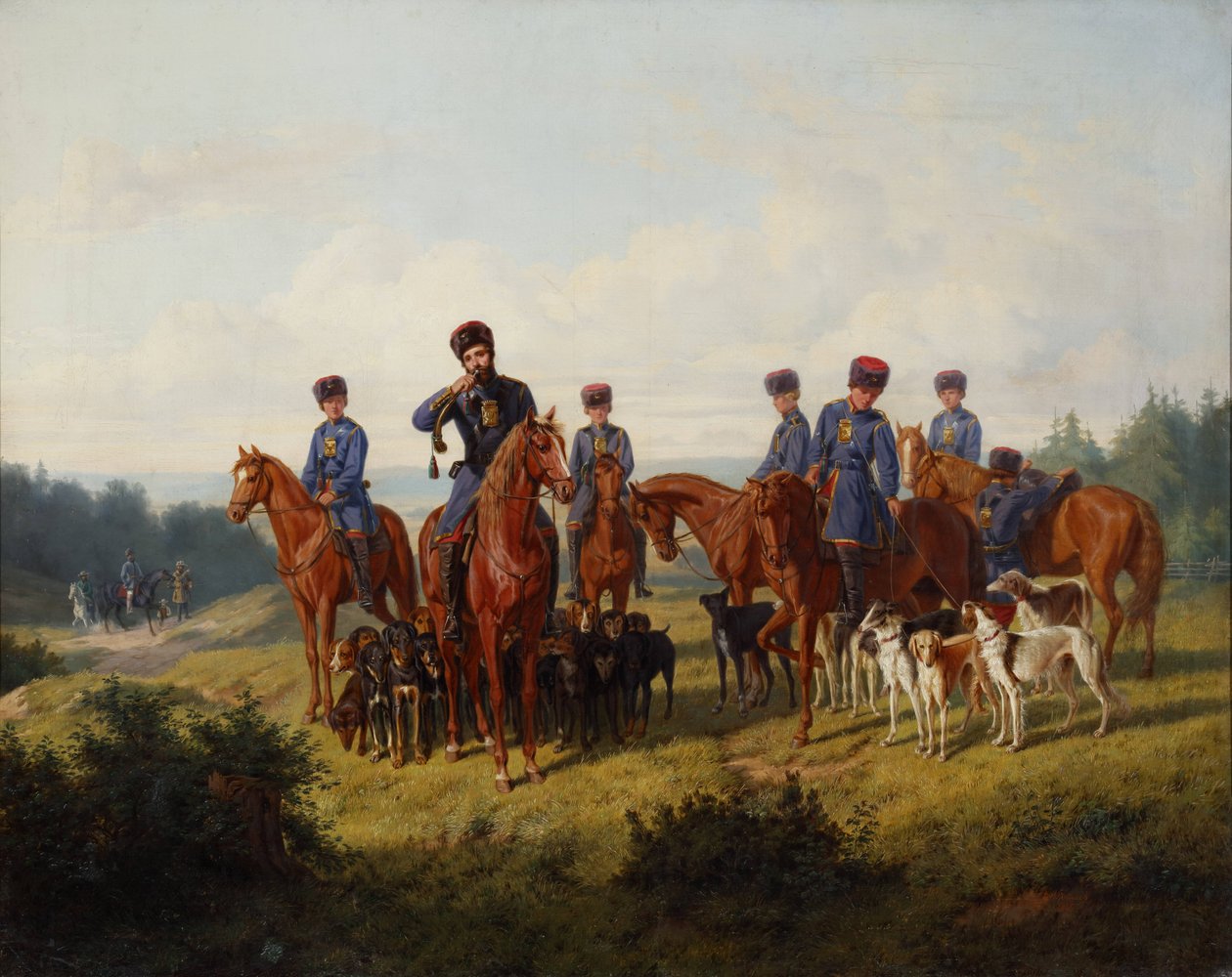 Kursy, 1856. autorstwa Ludwig Pietsch
