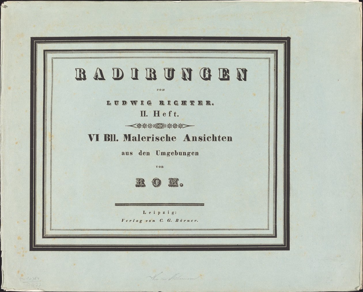 Malownicze widoki z okolic Rzymu autorstwa Ludwig Richter