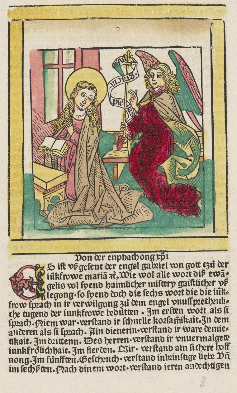 Gaistliche usslegong des lebes Jhesu Cristi autorstwa Ludwig Schongauer, German 15th Century, Ludolph of Saxony