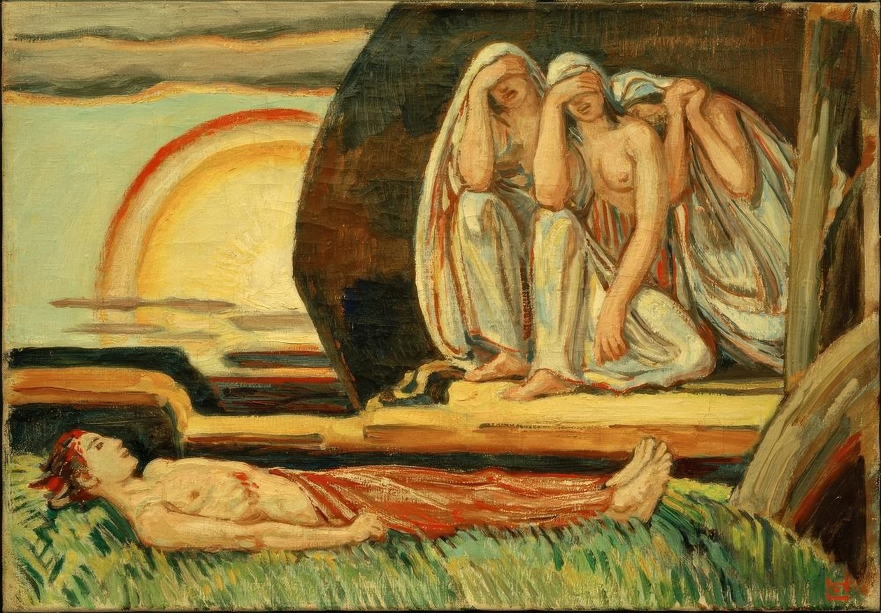 Pozew w sprawie Phaetona autorstwa Ludwig von Hofmann