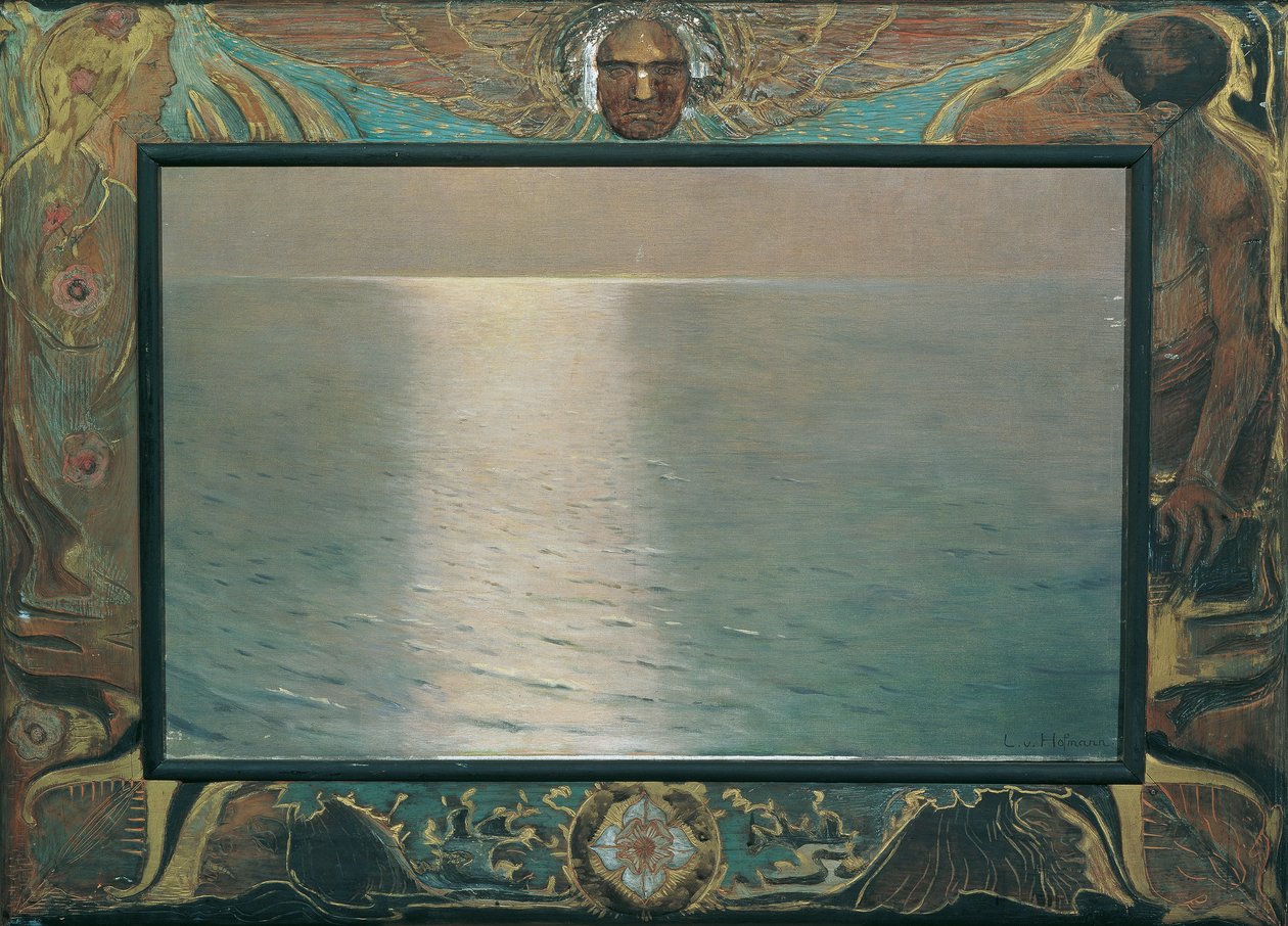 Largo (zachód słońca) autorstwa Ludwig von Hofmann