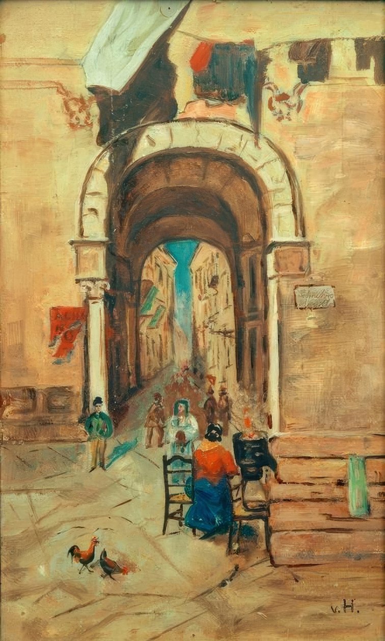 Neapol - okazjonalny kawałek autorstwa Ludwig von Hofmann