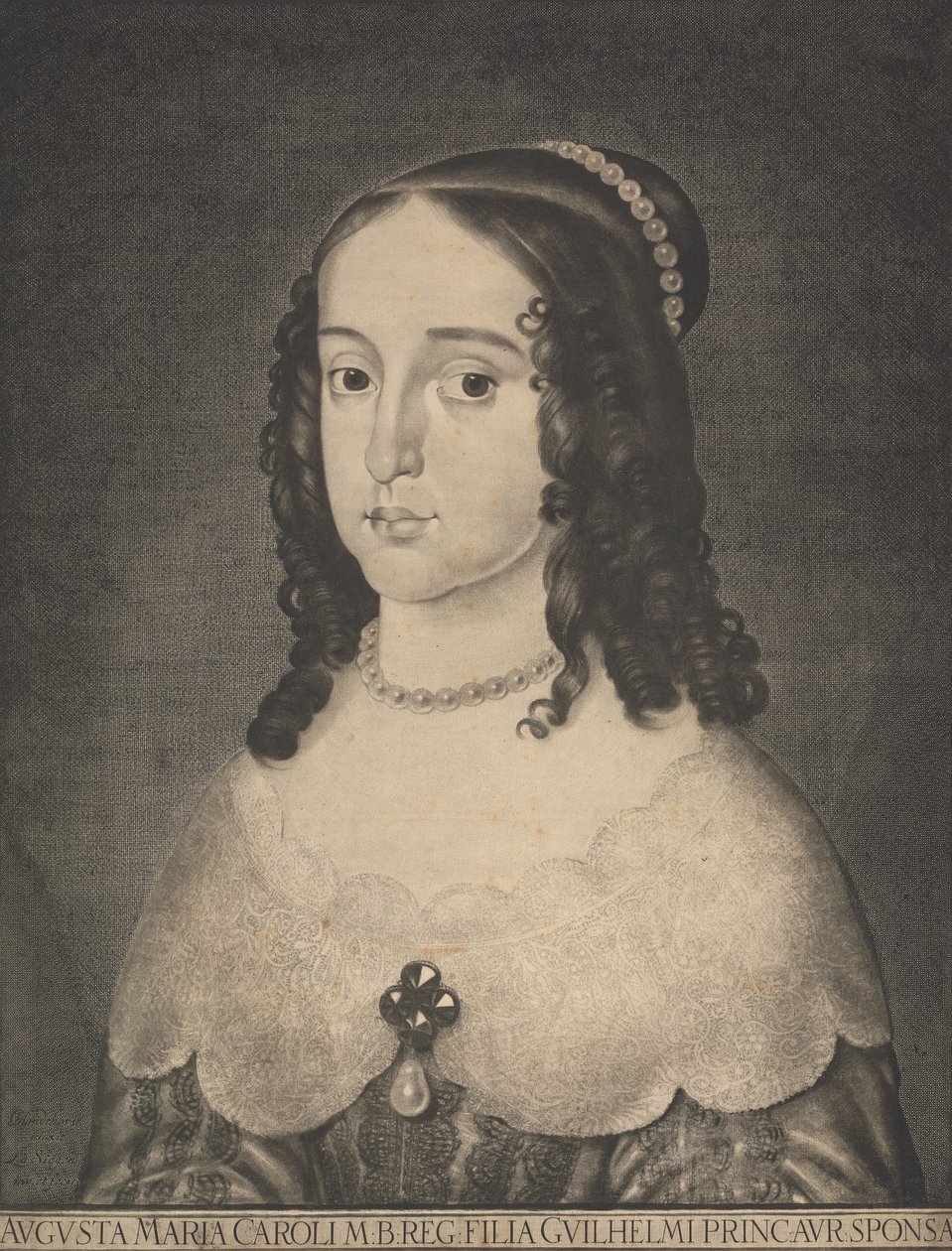 Maria Stuart, księżniczka Orange autorstwa Ludwig von Siegen