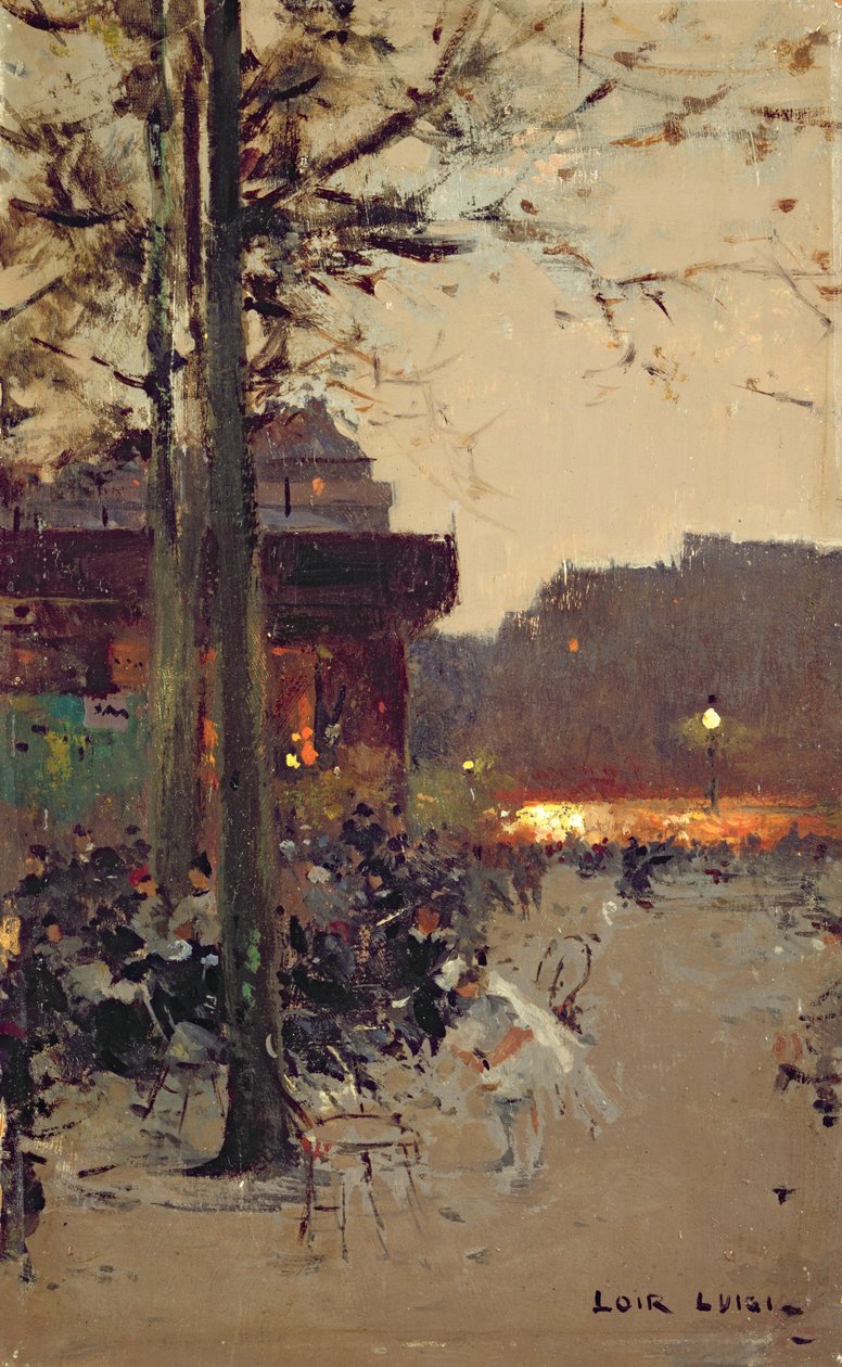 Paryż wieczorem autorstwa Luigi Loir