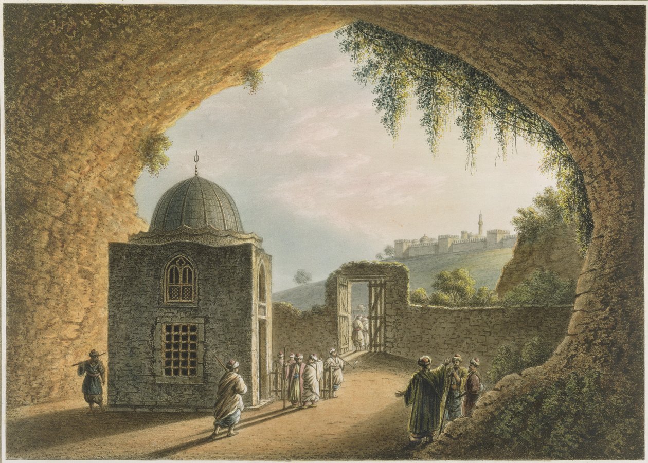 Grób Jeremiasza, wyd. przez Williama Wattsa, 1801 autorstwa Luigi Mayer