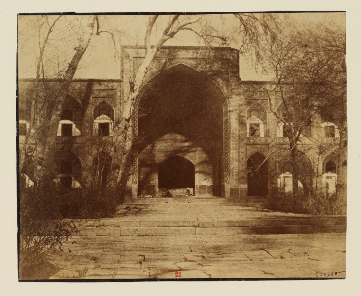 Isfahan, Medresseh Maderi Shah Sultan Hussein Madrasa matki szacha autorstwa Luigi Pesce