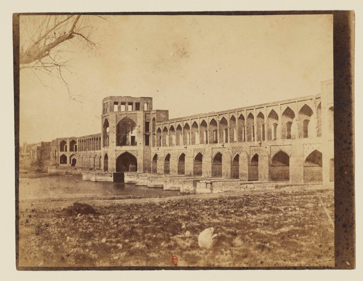 Isfahan, most Kha djô Most Khwaju autorstwa Luigi Pesce