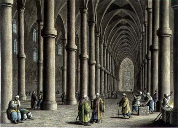 Katedra w Tortosie, wyd. autorstwa Williama Wattsa autorstwa Luigi (after) Mayer