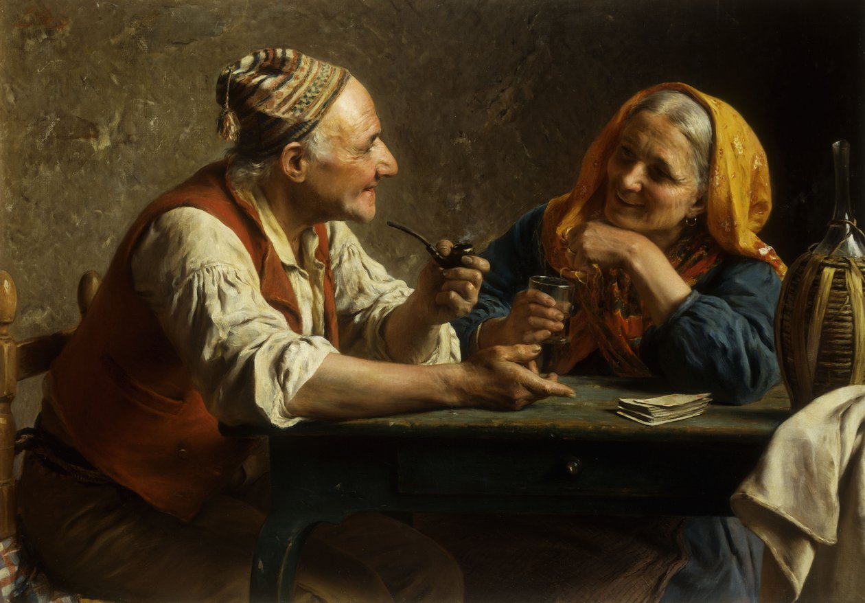 Szczęśliwa para, autorstwa Luigi Bechi