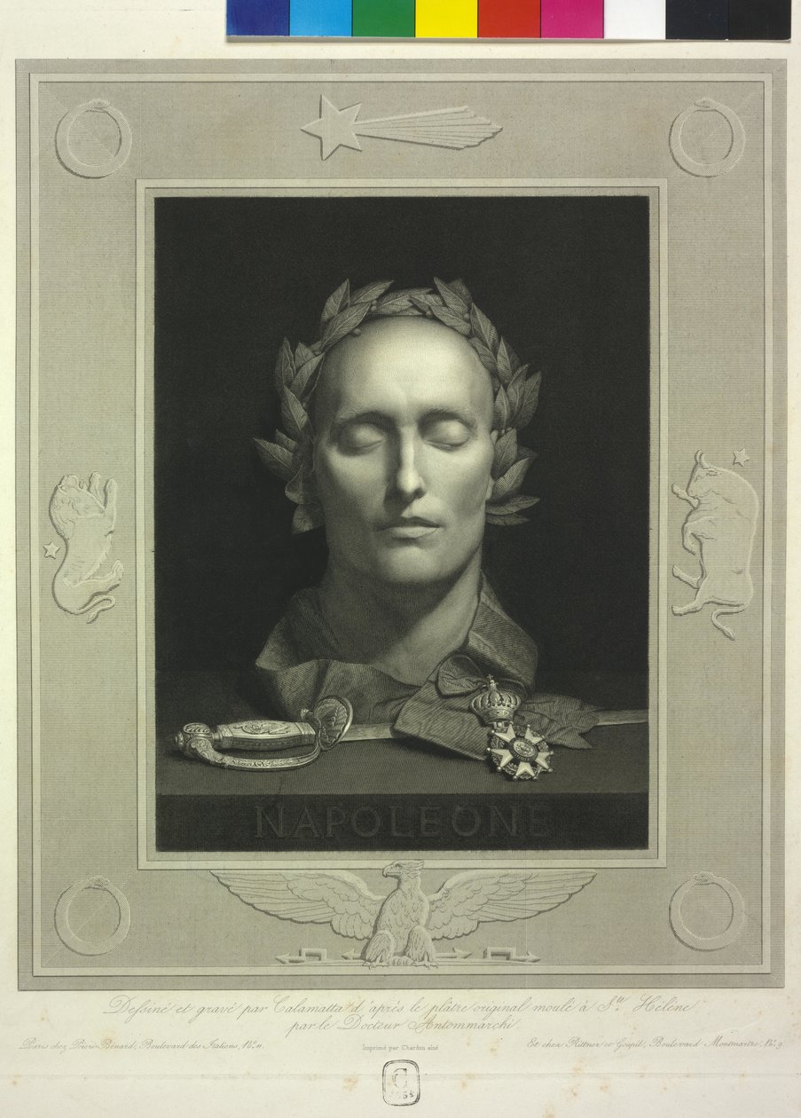 Cesarz Francuzów Napoleon I Bonaparte autorstwa Luigi Calamatta