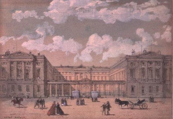 Widok na Wersal autorstwa Luigi Loir