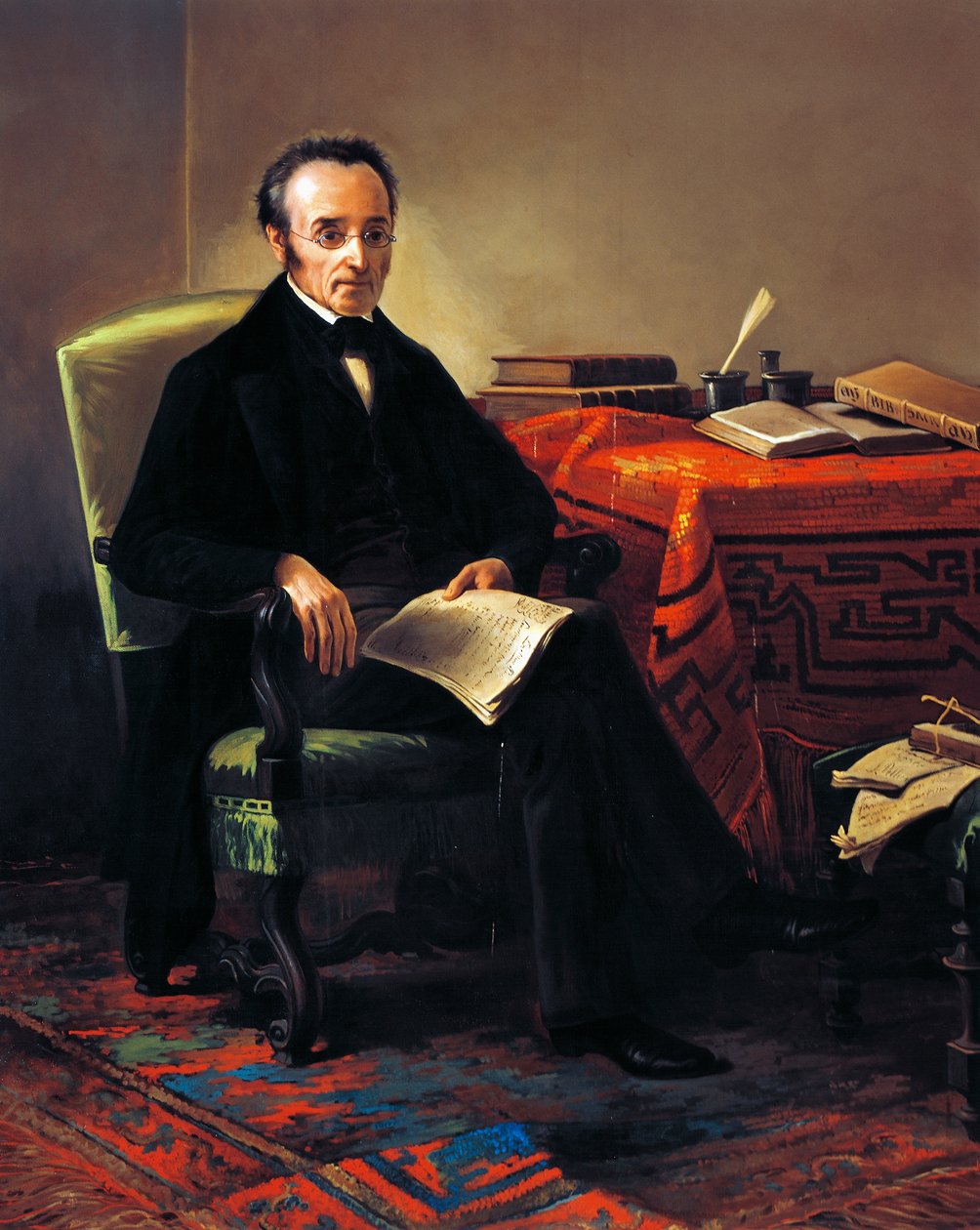 Portret Silvio Pellico (Saluzzo autorstwa Luigi Norfini