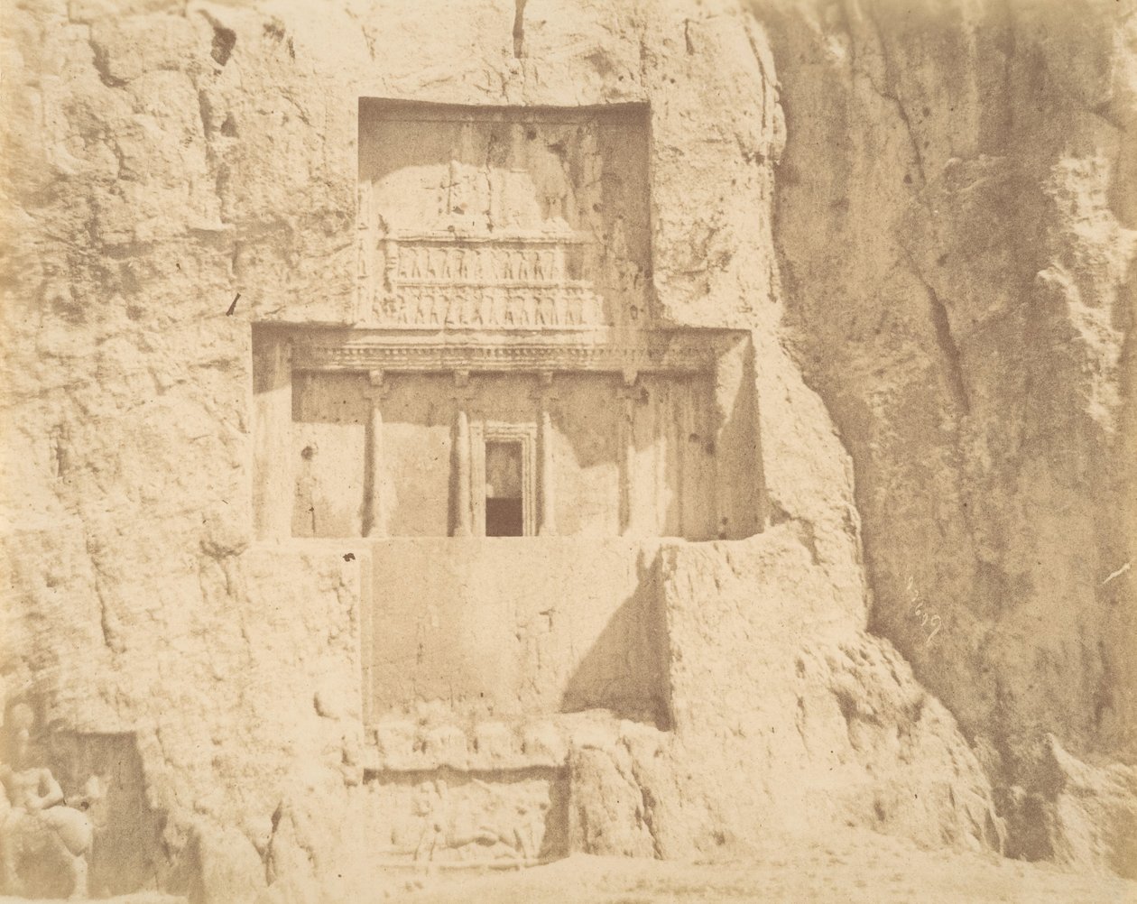 11 [Naqsh-e Rustam], lata czterdzieste i sześćdziesiąte XIX wieku. autorstwa Luigi Pesce