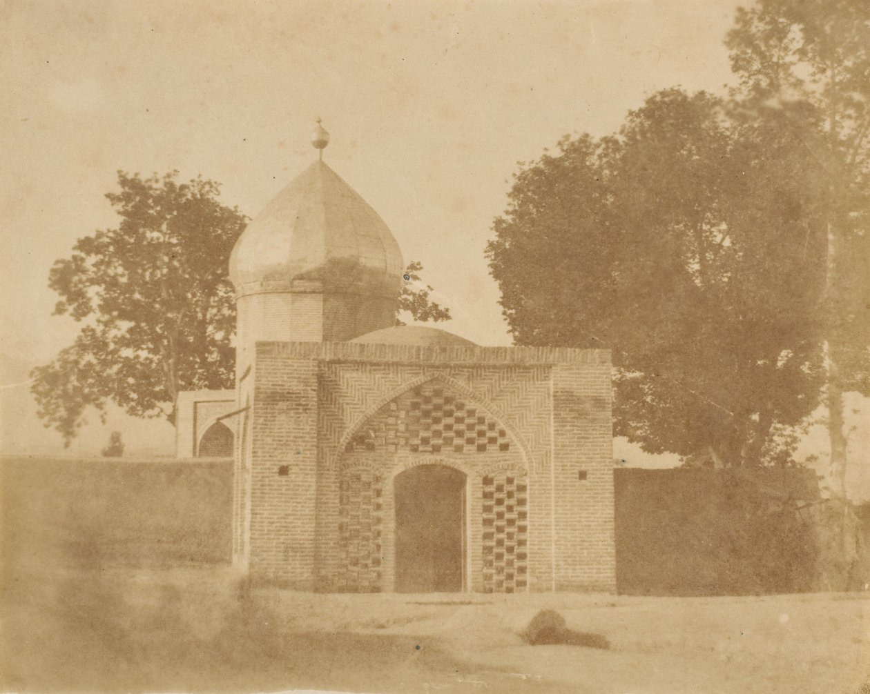 Grób chana Chiwy w Teheranie, 1859. autorstwa Luigi Pesce