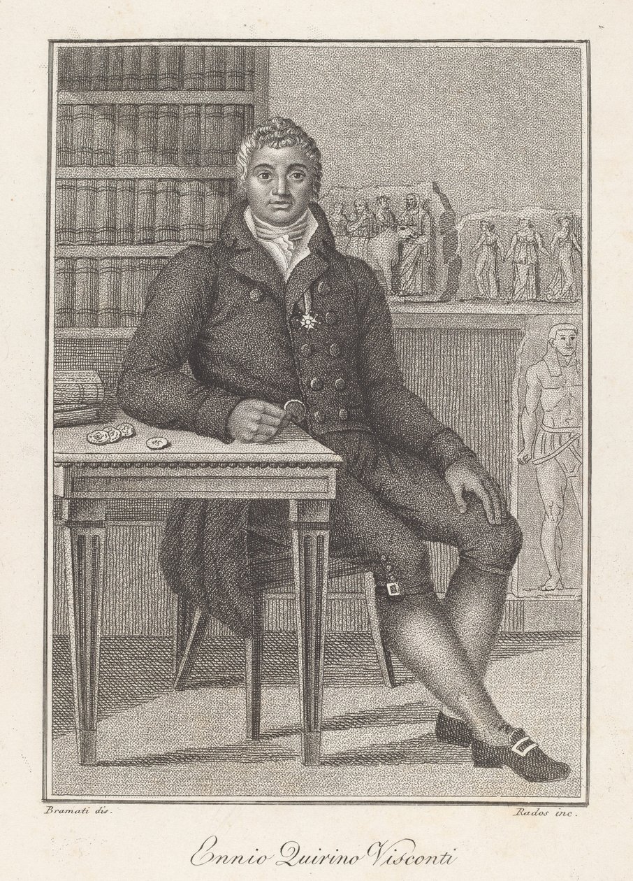 Ennio Quirino Visconti autorstwa Luigi Rados, after Luigi Bramati or Antonio Bramati