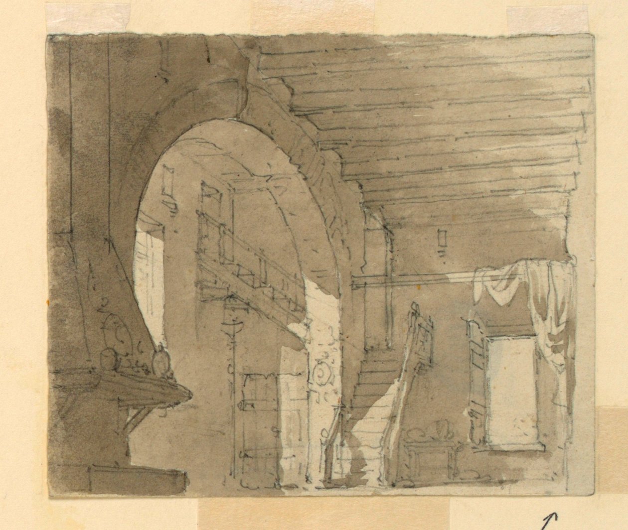 Scenografia, Wnętrze Kuchni autorstwa Luigi Ricci