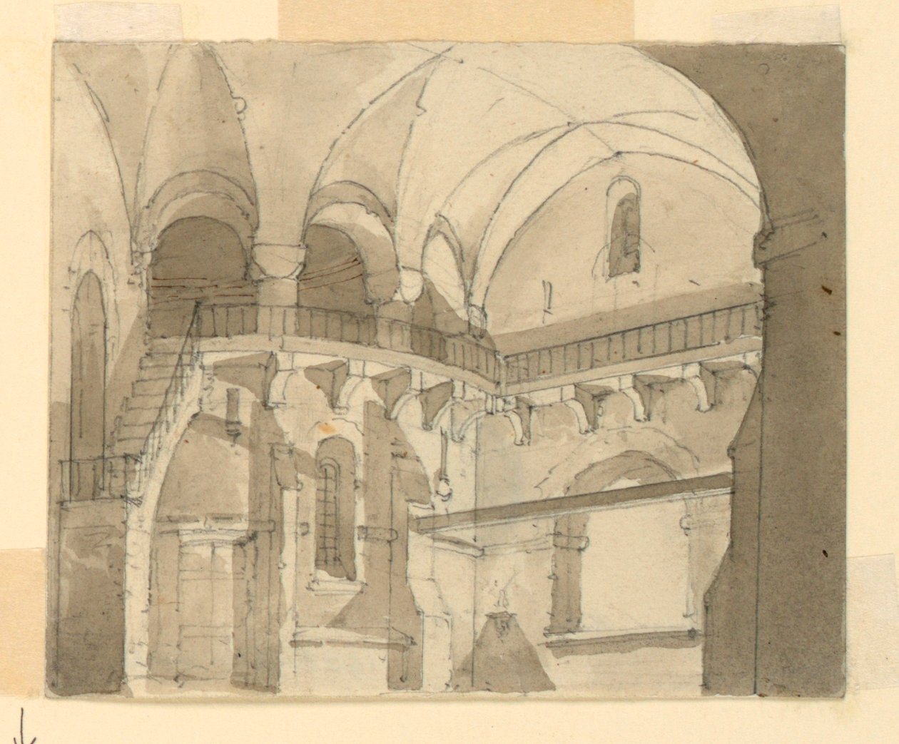 Scenografia, Wnętrze Więzienia autorstwa Luigi Ricci