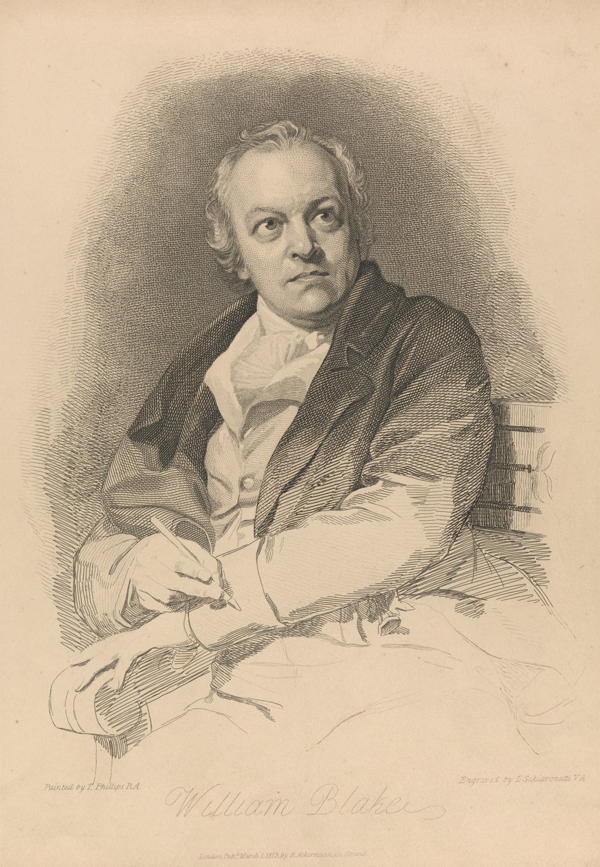 William Blake, Fronton autorstwa Luigi Schiavonetti