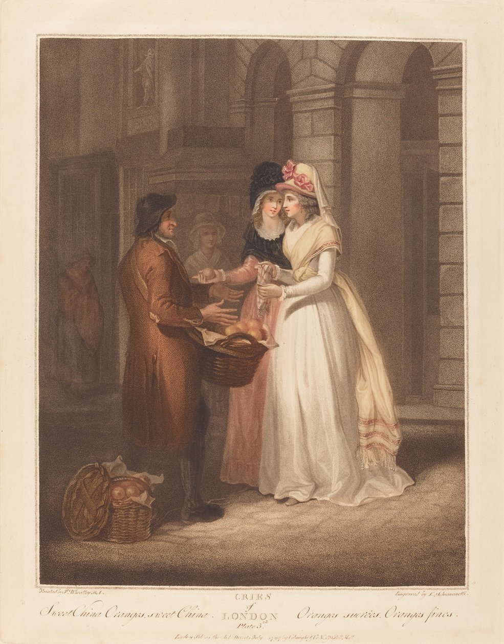 Słodkie chińskie pomarańcze autorstwa Luigi Schiavonetti after Francis Wheatley